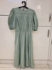 Green Floral Summer Dress