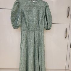 Green Floral Summer Dress