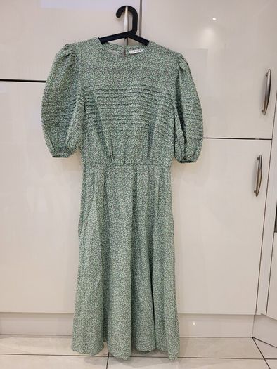 Green Floral Summer Dress