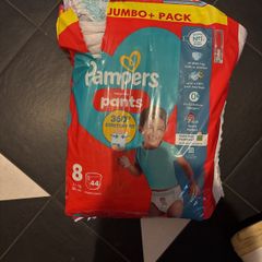 Pamper nappies size 8