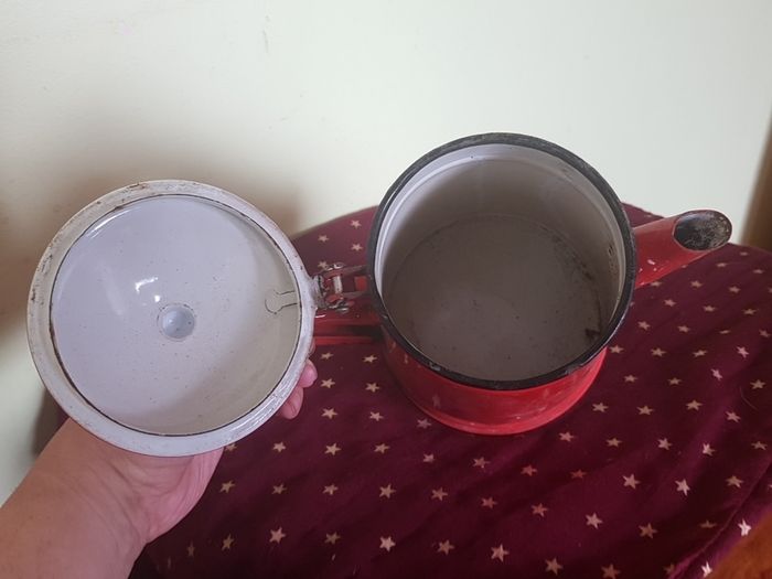 Vintage metal jug