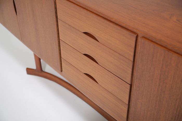 Mid-Century Danish Teak Sideboard Model HB20 by Johannes Andersen for Hans Bech, 1960s
