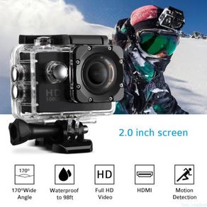 1080p Universal Sports Action Water Proof SJ4000 Car Helmet Bicycle Bike Motorbike Motorcycle Surfing Boating Cam Sports Go Action Waterproof Camera 12MP Full Pro HD