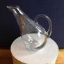 RCR Crystal Carafe  + Wine Decanter  /  Tilted Glass Pitcher Image 6