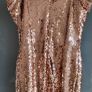 boohoo rose gold sequinced dress Sz 6UK (Fit 8UK) Image 8
