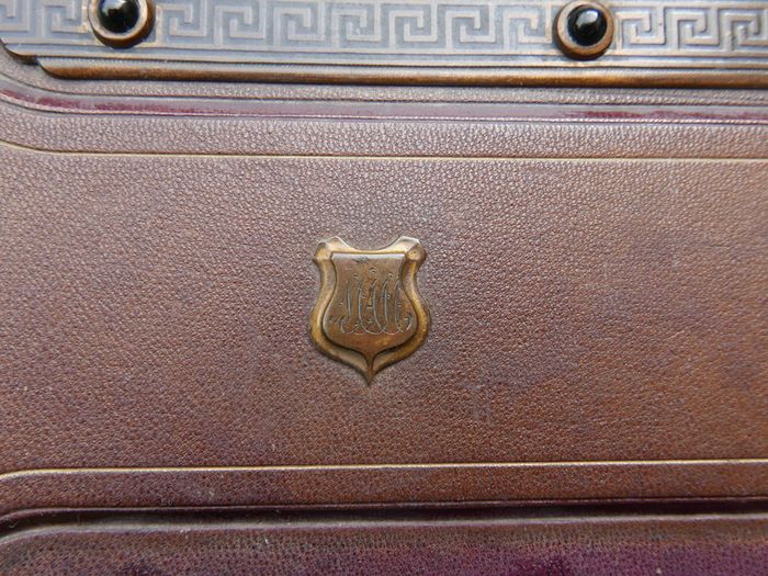 Antique Victorian Photo Album - Leather Bound