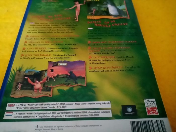 Walt Disney The Jungle book Groove party PlayStation 2 Ps2 Games Original