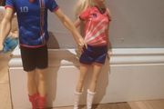 barbie dolls football theme