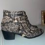Snakeskin Ankle boots - Size 5 Image 3