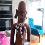 African figurine/statues/ carving ornaments decor masks home wooden hand carved tribal Image 6