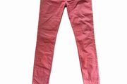 Jaeger coral twill slim-leg Trousers