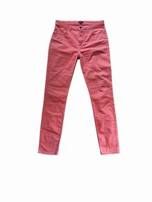Jaeger coral twill slim-leg Trousers