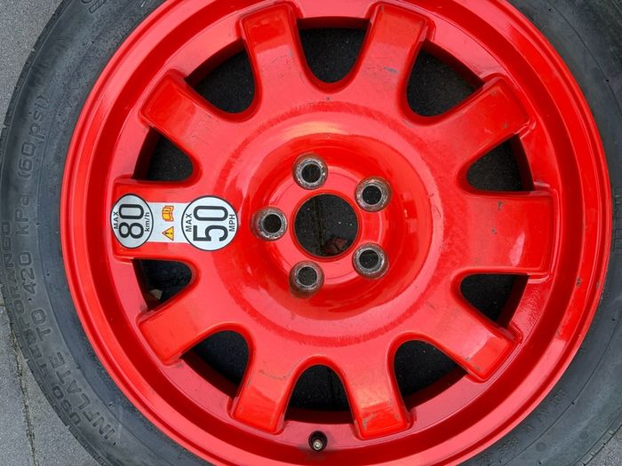 Spare wheel 135/80 R18 jaguar