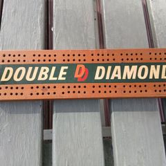 Double Diamond cribbage board