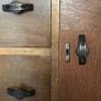 Beautiful Art Deco Oak Compactum "Gentleman's Chest "Wardrobe (Original Vintage Compartments & 4 castors ) Image 6