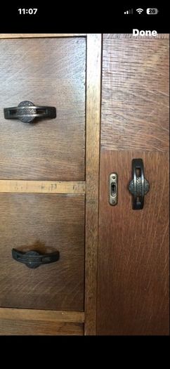Beautiful Art Deco Oak Compactum "Gentleman's Chest "Wardrobe (Original Vintage Compartments & 4 castors )