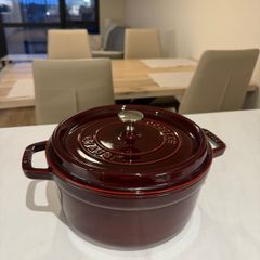 Staub cast iron dutch oven + wok