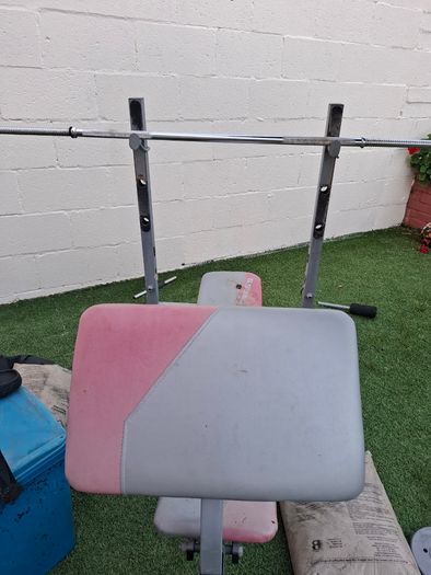 Weight bench   weights