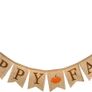 Happy Fall Pumpkin Burlap Banner Image 4