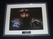 Joey Dunlop Framed Mounted Print With Signature.
