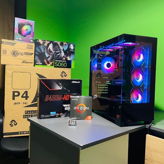Pc Ryzen 5 5600xt, Rtx 5060, 32gb Ddr4
