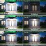 Solar Lights Outdoor, Upgraded 286 LED Motion Sensor Security Light with 360 Wide Lighting Angle, Easy to Install, IP65 Waterproof Durable Solar Powered Flood Lights for Outside Image 7
