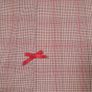Kimchi Urban Outfitters Beige Red Plaid Lace Trim Bow Lexi Check Mini Dress Size M Image 3