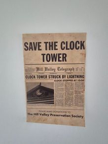Back to the Future Canvas Poster