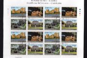 2007 Ireland: Ireland Series - Castles Commemorative Stamp Sheetlet Plate 1B1B1B1B Fine Used with Dublin cancel of 9th March 2007 (First day of issue)