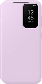 Original For Samsung Galaxy S23 Smart View Wallet Smartphone Case S23 S-View Wallet Cover EF-ZS911/ Purple