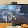 Dell U3419w USB-C Hub Gaming / Work Curve Monitor 4k Image 2