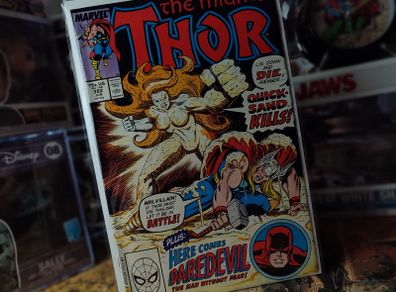The Mighty Thor ! Issue #392 ! 1st Appearance of Quicksand ! Daredevil Appearance ! Copper Age ! 1988 ! by Marvel !