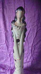 Tall Ceramic Figurine sculpture