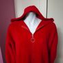 Alpaca Wool Ladies Red Coat Image 3