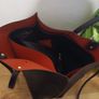 black leather tote bag Image 4