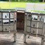Pair of mirrored bedside lockers, excellent condition, quick sale Image 2