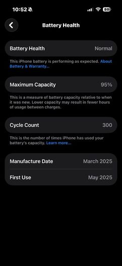 iPhone 16 pro 256gb black titanium