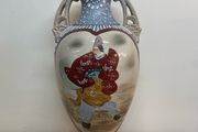 Japanese Satsuma Style Baluster Vases