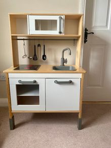 Wooden Kitchen with lots of accessories