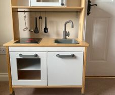 Wooden Kitchen with lots of accessories