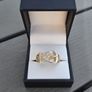 Vintage Gents 9ct Gold Buckle Ring Image 2
