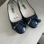 Flat navy colour girls shoes  (size UK 4, EU 37) Image 2
