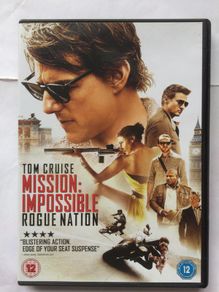 Mission: Impossible - Rogue Nation [2015] Tom Cruise, Jeremy Renner, Simon Pegg, Ving Rhames, Rebecca Ferguson, Sean Harris & Alec Baldwin [Movie DVD]