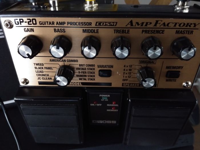BOSS GP-20 Amp Factory.