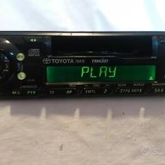 Toyota TM4201 Single DIN RDS EON Cassette Car Radio Stereo