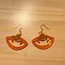 Handmade Halloween Pumpkin Earrings Image 2