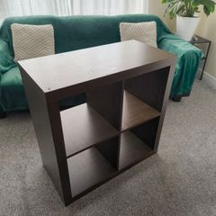 ikea kallax walnut unit