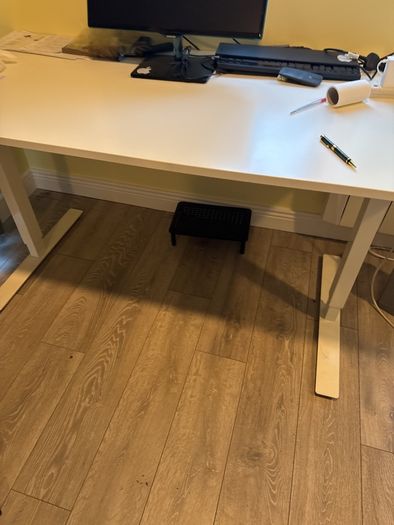 IKEA manual standing desk, width 160cm x depth 80cm