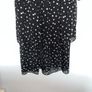 Dress, brand new with tags, long sleeves, elasticised waist tiered skirt, black with silver polka dots, very elegant Image 2