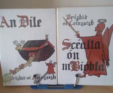 An Dile & Scealta on mBiobla le Brighid Ni Loingsigh - Bible stories 'As Gaeilge' illustrated 1970s FREEPOST